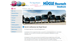 Desktop Screenshot of huegle-reisen.de